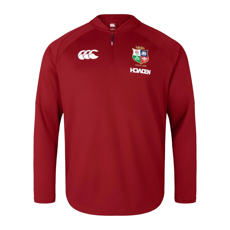 British & Irish Lions Men's Canterbury 2025 Everest 1st Layer, Red Dahlia, M