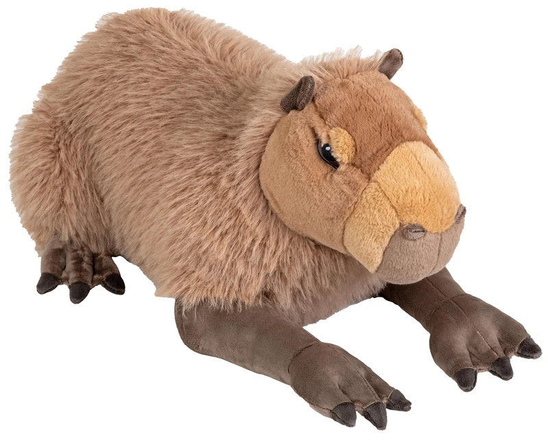 Wild Republic Cuddlekins Eco Jumbo Capybara, Stuffed Animal, 30 inch, Plush Toy, Eco-Friendly