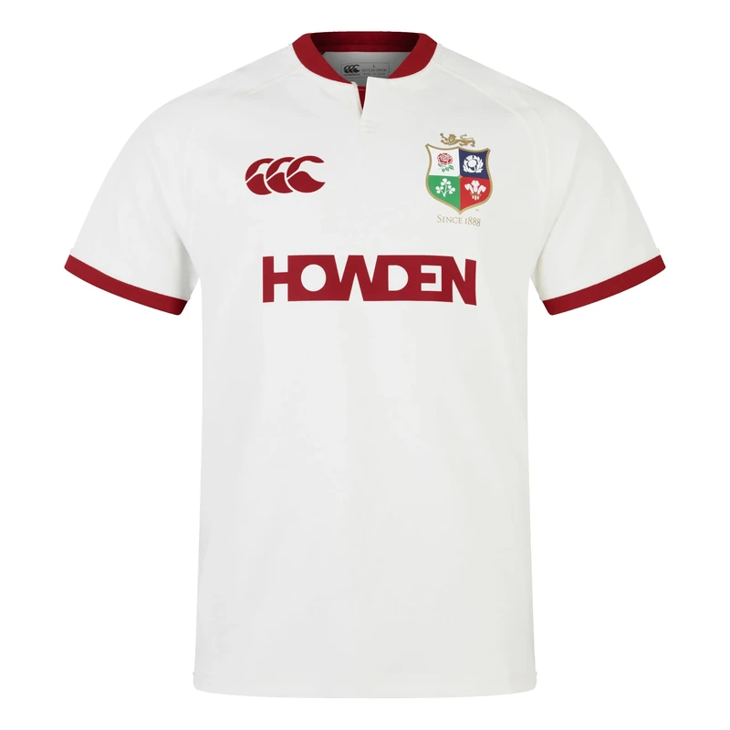 Canterbury Adult Unisex British & Irish Lions Replica Training Rugby Jersey | Official British & Irish Lions Licensed Product Technical Rugby Jersey, Egret, XXS
