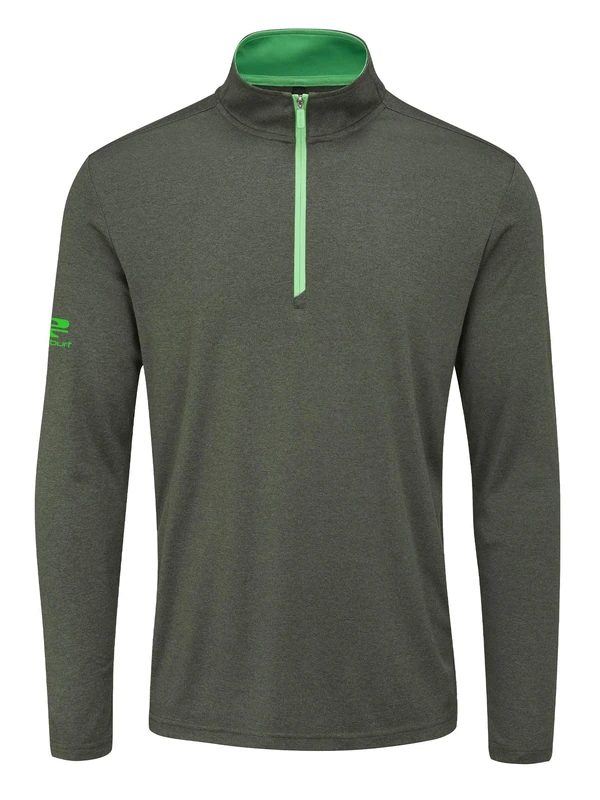 Stuburt Men's Tern Breathable Windproof Moisture Wicking Pullover Sweater, Khaki, XL