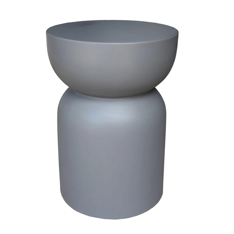 BigBuy Home Bacoli Stool Grey Cement 33 x 33 x 46 cm