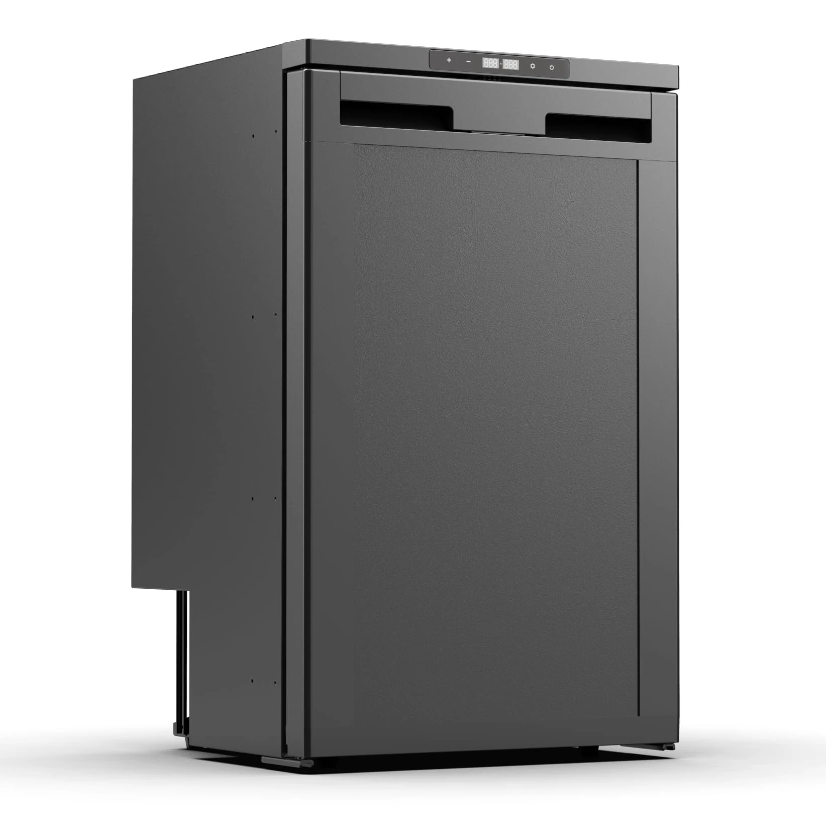 Shield Autocare Cool Mate 83L 12/24v Compressor Fridge Refrigerator Freezer Black Digital Display for Camper Van Motorhome RV Caravan