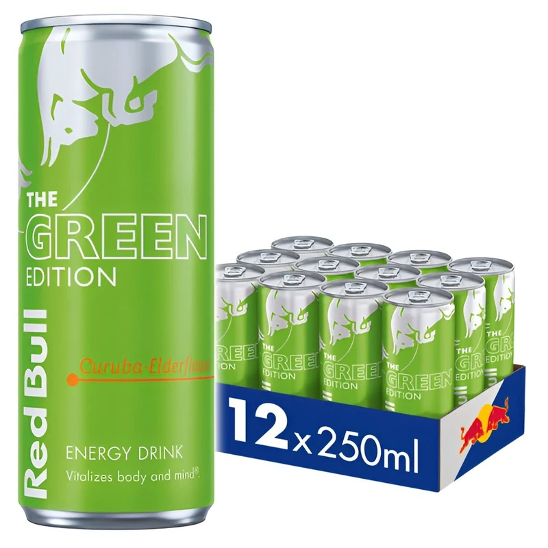 Red Bull Energy Drink Summer Edition Curuba-Elderflower, 250ml x 12
