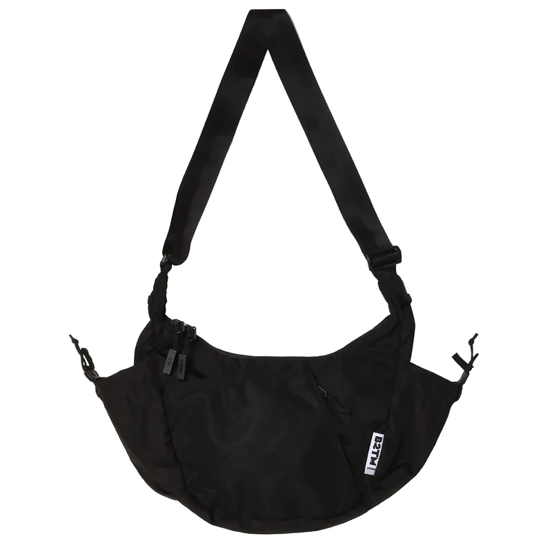 Baboon to the Moon Crescent Crossbody Bag - in Multiple Colors, Stylish, Water-Repellent, Shoulder Bag for Men and Women, Black