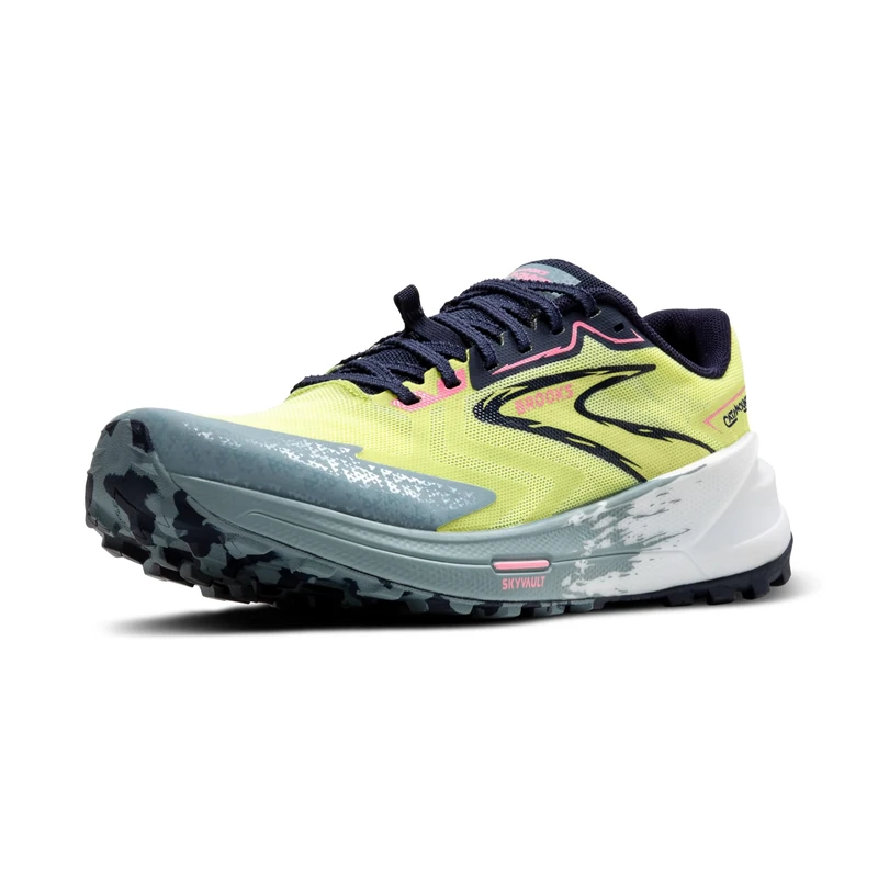 BROOKS 1204051B731 Catamount 3 Women Sunny Lime/Peacoat/Citadel UK 7.5