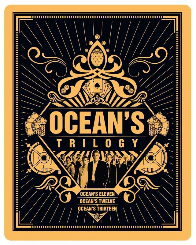 Ocean's Trilogy Steelbook [4K Ultra HD] [Blu-ray] [Region Free]