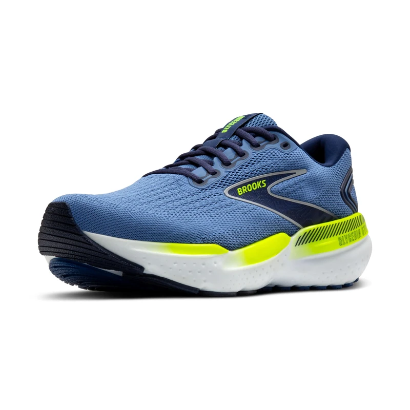 BROOKS 1104201D409 Glycerin GTS 21 Men Blue/Peacoat/Lemon UK 8.5