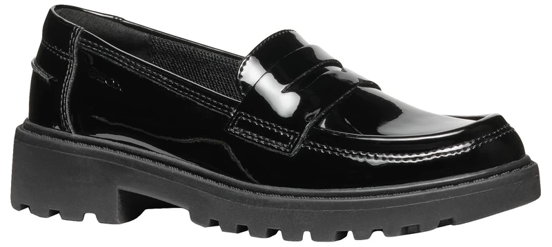 Geox J Casey Girl C, Girls’ Moccasin, Black, - Image 1