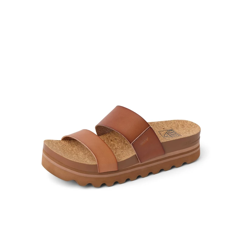Reef WOMENS SANDALS, CUSHION VISTA HI, ESPRESSO DUO, 6 UK