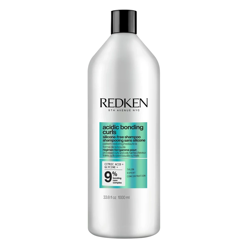Redken Shampoo for Curly Hair, Acidic Bonding Curls, Sulfate-Free Repairing & Hydrating shampoo, Bouncy hair,Detangling, Vegan Formula, Silicone-free, 1L
