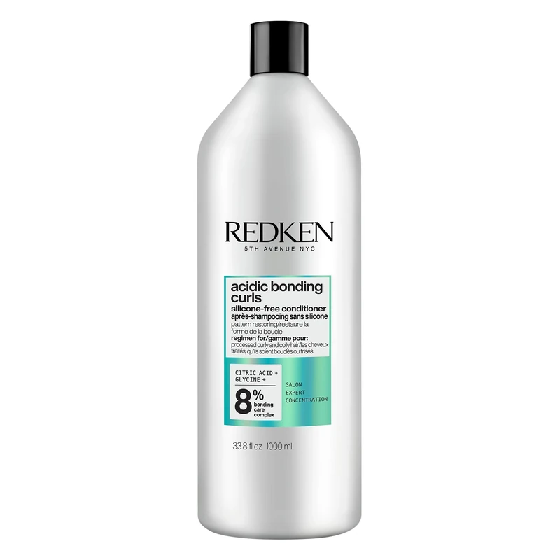 Redken Conditioner for Curly Hair, Acidic Bonding Curls, Sulfate-free repairing conditioner for curly hair,Reduces Frizz, Hydrating Treatment, Silicone-free, 1L