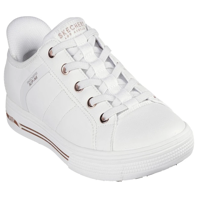 Skechers Women's Arch Fit Arcade-Ease-n Hands Free Slip-ins Sneaker, White, 4 UK - Image 1