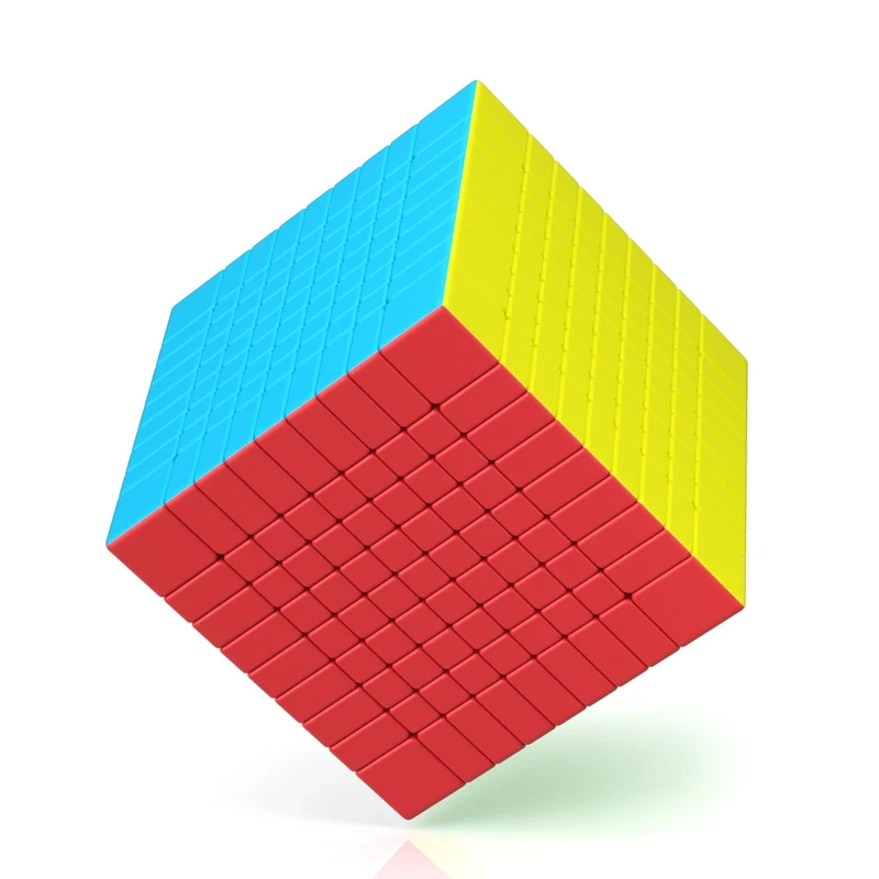 ROXENDA 9x9x9 Speed Cube - Fast Smooth Turning Solid Durable & Stickerless Frosted, Best 3D Puzzle Magic Toy - Turns Quicker than Original for kids & Adult & Children(9x9x9 Cube)