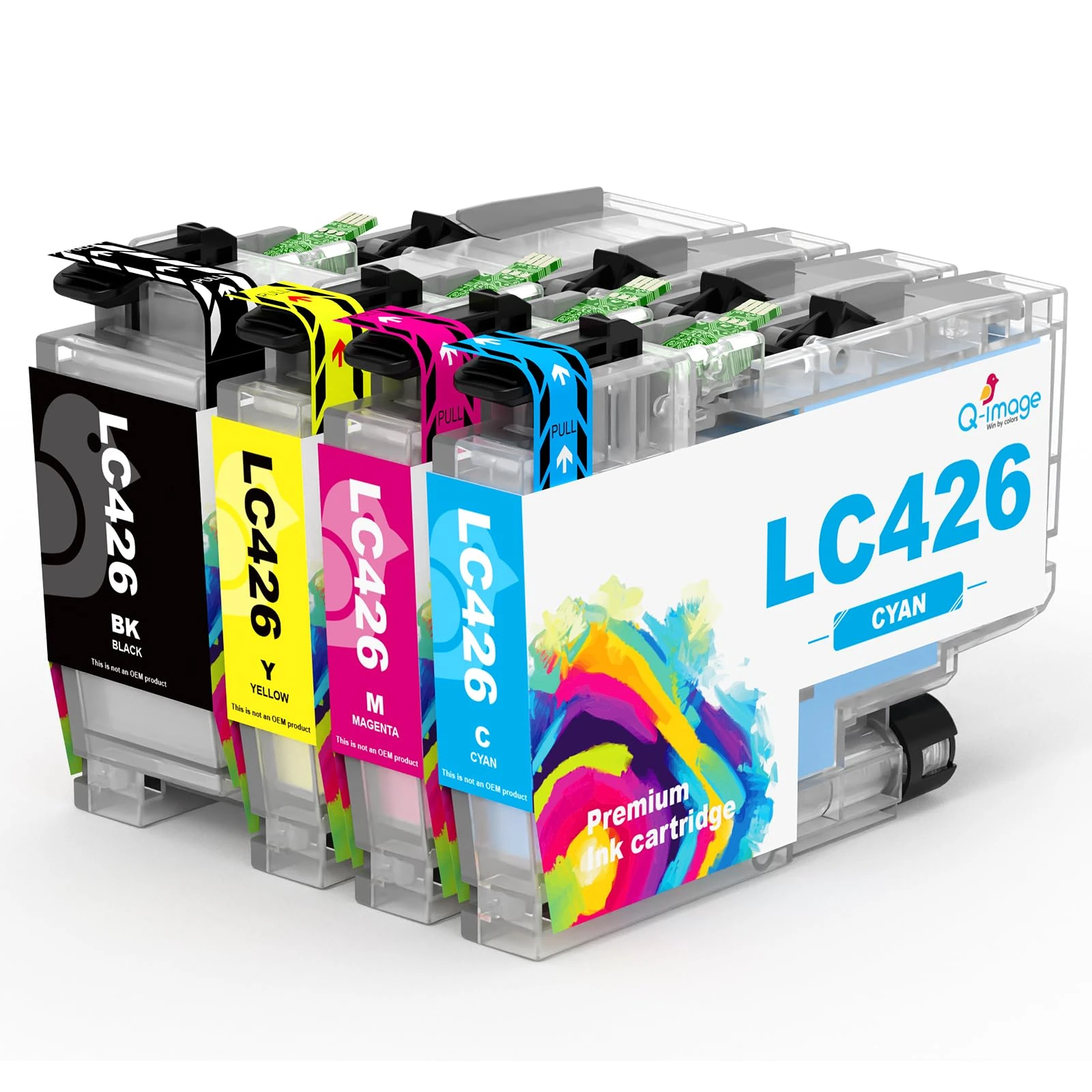 Q-image LC426 Ink Cartridge Replacement for Brother LC-426 XL Multipack for Brother MFC-J4335DW, MFC-J4535DW Printer (4 Pack)