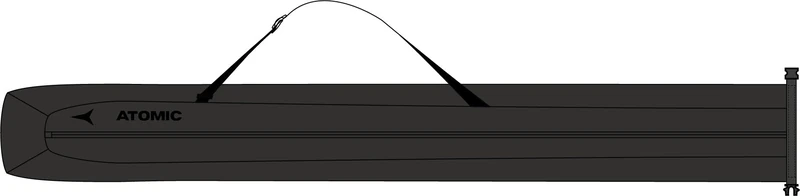 ATOMIC Double Ski Bag for 2 Pairs of Skis and Poles 205 x 30 x 20 cm Water and Dirt-Repellent Material Professional Double Ski Bag with Carry Strap