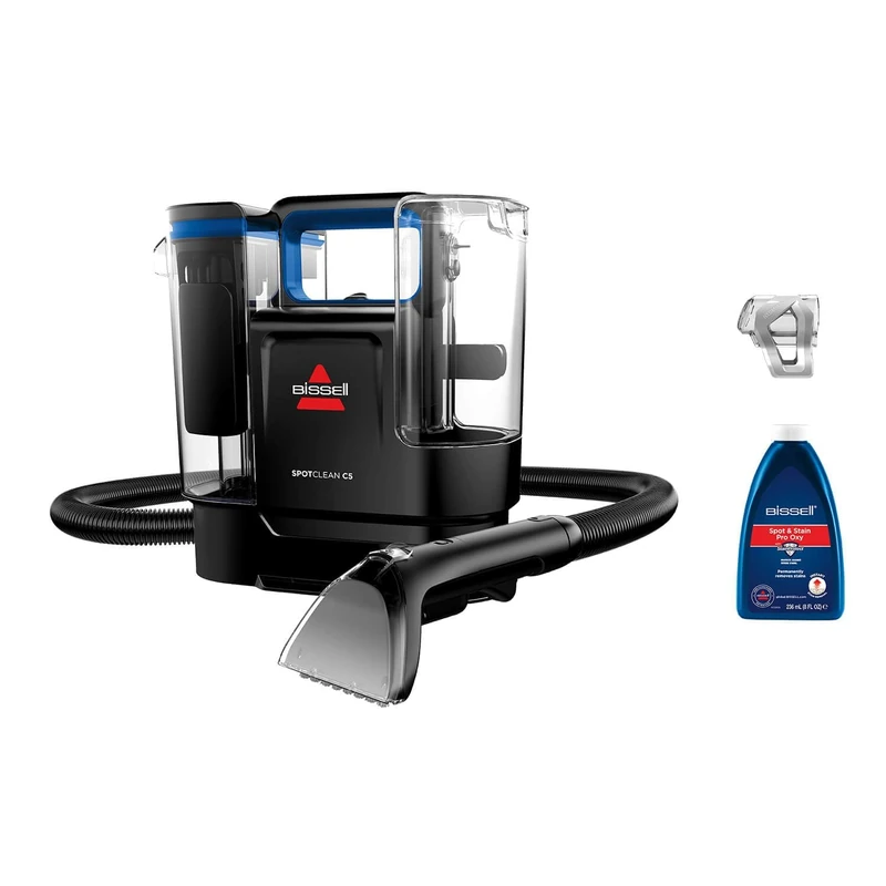 BISSELL SpotClean C5, Upholstery Cleaner Device, Carpet Cleaner with Triple Action System, Lightweight Washing Vacuum Cleaner, Wet Vacuum Cleaner for Carpets, Upholstery, Powerful 400W, 3861N