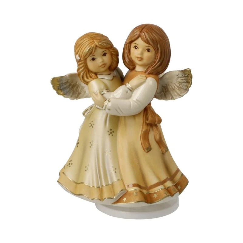 Goebel Angel Figurine Merry Christmas Champagne - Heavenly Messengers Christmas