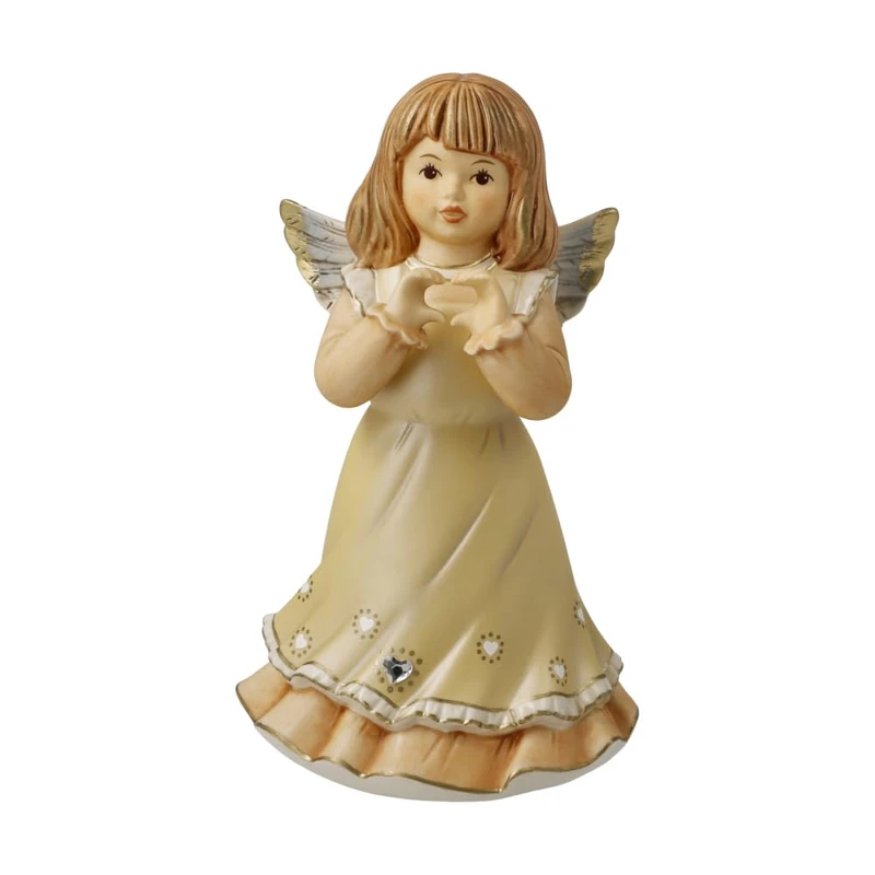 Goebel Angel Figurine Du bist mein Schatz Champagne - Himmelsboten Christmas