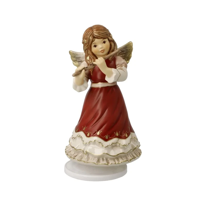 Goebel Angel Figurine Silent Night Bordeaux - Heavenly Messengers Christmas