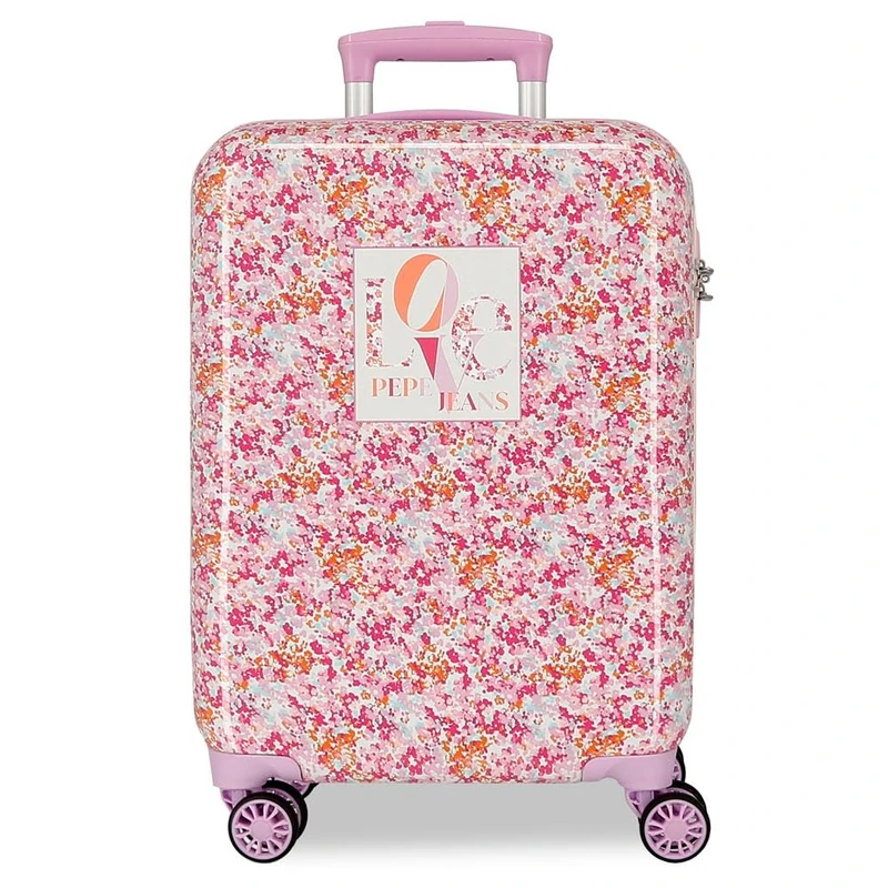 Pepe Jeans Sandra School Backpack Pink Adjustable Shoulder Straps for Comfortable Carry Various Compartments by Joumma Bags, Pink, 55 x 40 x 20 cm, Suitcase