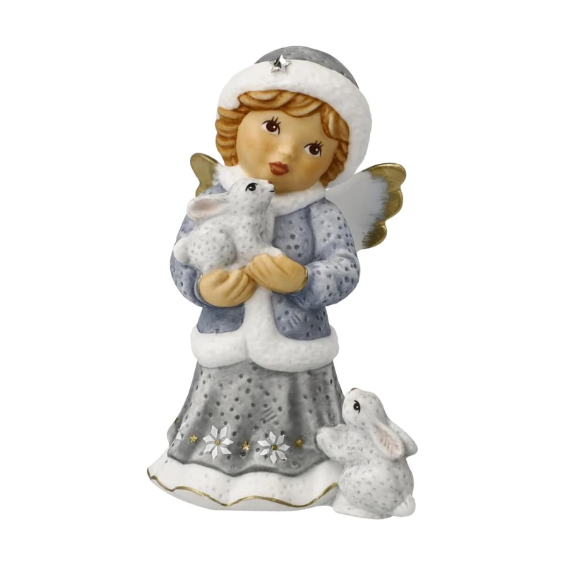 Goebel Angel Figurine Winter Walk - Winter Angels Nina & Marco