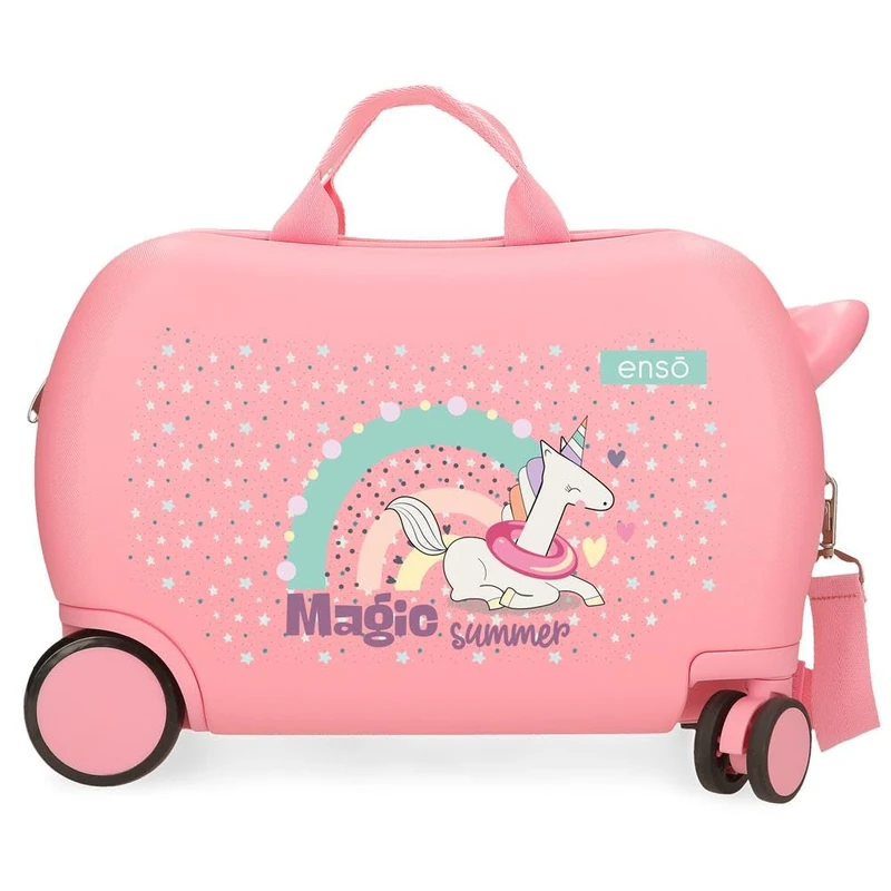 Enso Magic Summer Children's Suitcase, Pink, 45 x 31 x 20 cm, Children's Suitcase