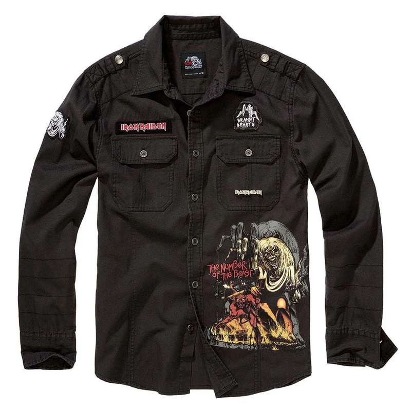 Brandit IRM Luis Shirt, color: black, size: XL