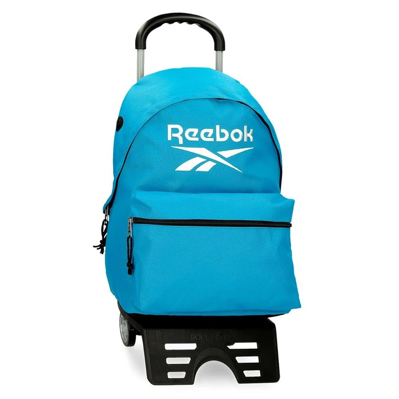 Reebok Boston School Backpack with Trolley, Blue, 31 x 44 x 17.5 cm, 23.87 L, Polyester by Joumma Bags - Image 1