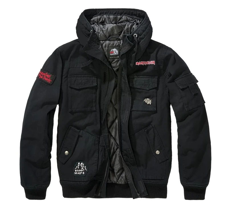 Brandit IRM Bronx Jacket, color: black, size: XL