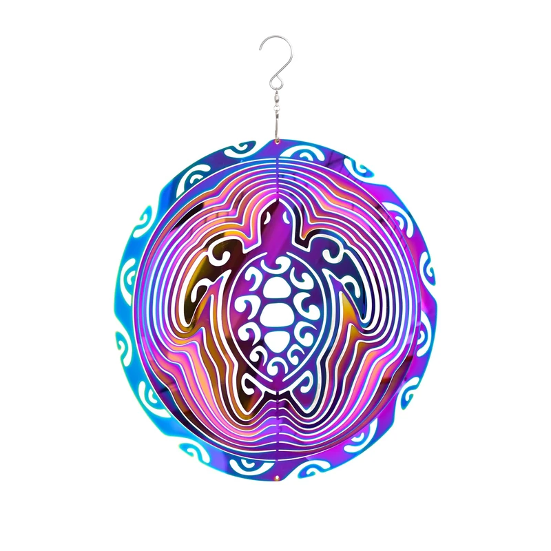 Mobile Metal Hanging 3D Turtle