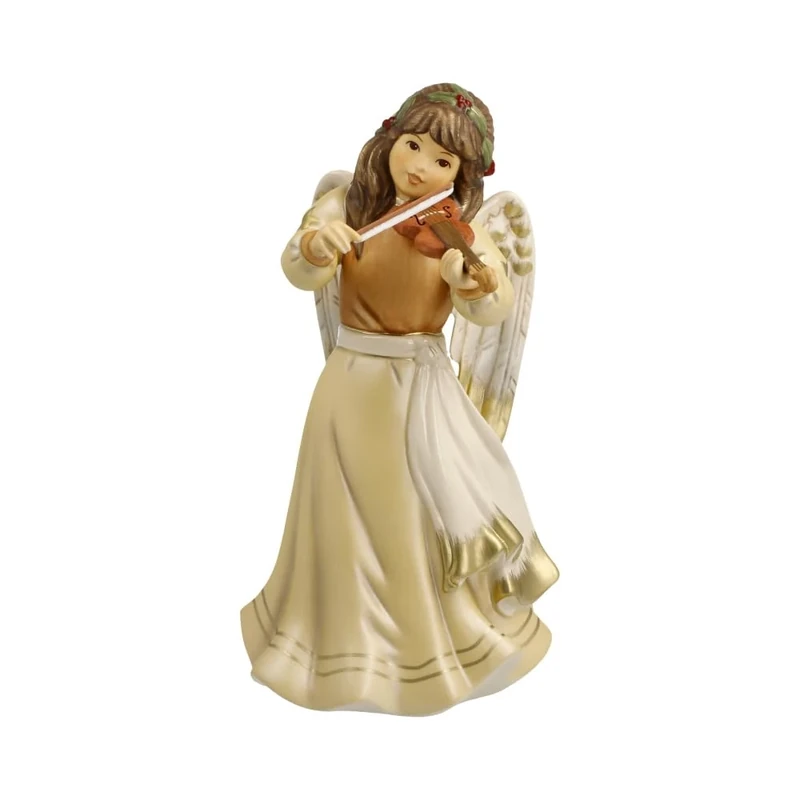 Angel Figurine Quiet Violin Sound - Gloria Christmas
