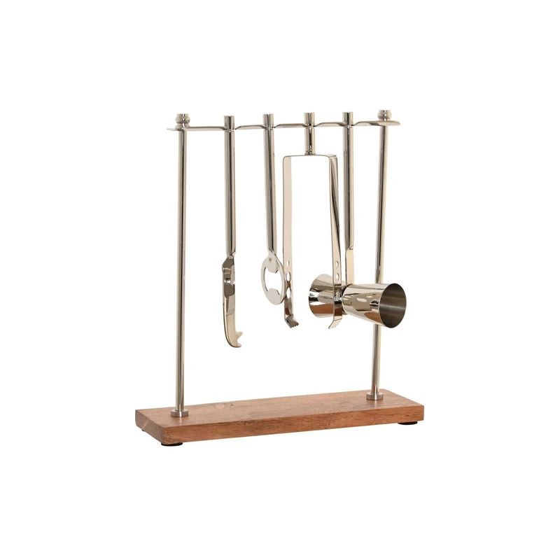 Ctel, Set of 4 Stainless Steel Acacia 25.5 x 9 x 30 cm - Image 1