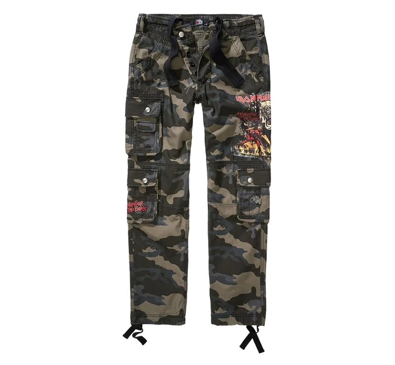 Brandit IRM Pure Slim Trouser, color: dark_camo, size: L