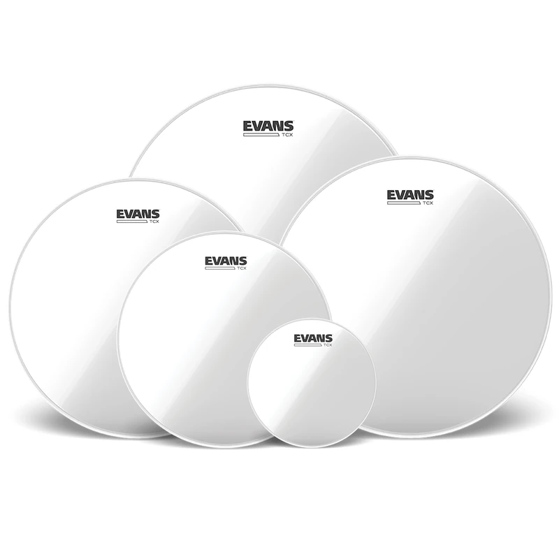 Evans Marching Drum Heads - Marching Tenor Pro Pack (6", 10", 12", 13", 14") - Image 1