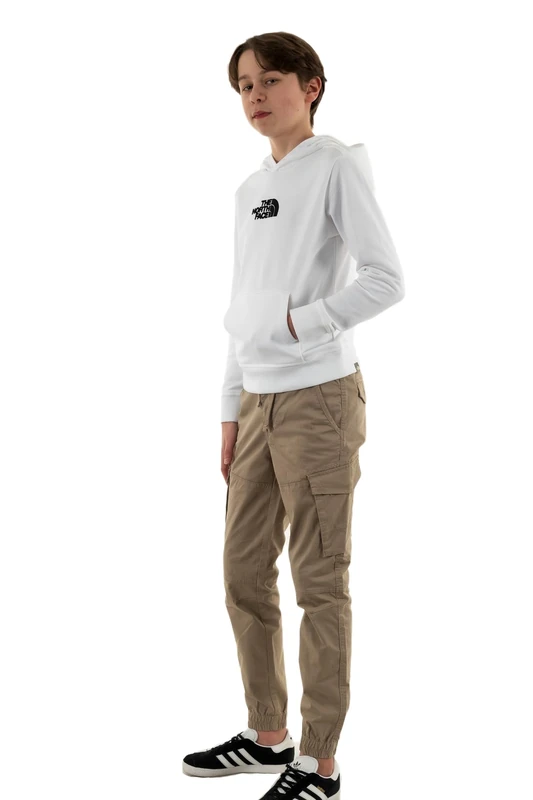 The North Face Drew Peak Light P/O Hooded Sweatshirt Tnf White 12 Years