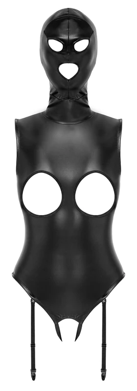Bad Kitty Women Body & Mask Black L