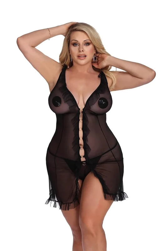 Nuisette Dixie - Anaïs - XL/XXL - Noir