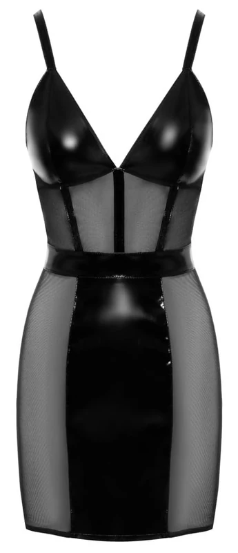 Black Level Vinyl Women's Dress Black L
