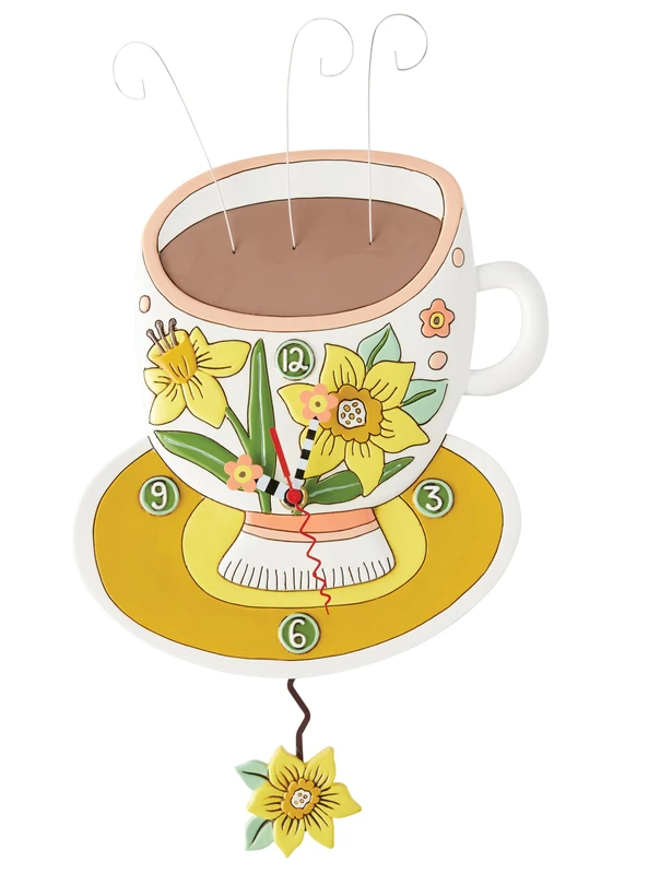 Allen Design By Michelle Allen Clock, Multicoloured, Height 33cm