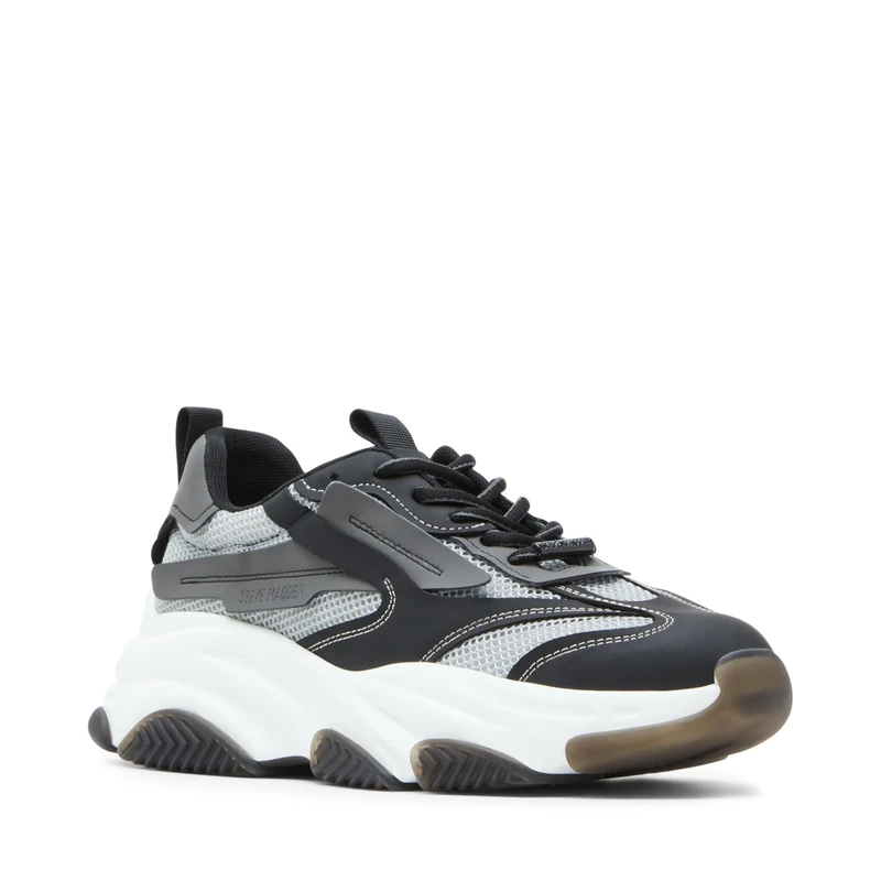 Steve Madden Men's Possess Sneaker, Dark Grey, 9.5