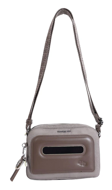 Hedgren Unisex's Ristretto, Vintage Taupe, Small Crossover + RFID - Image 1