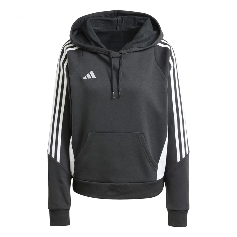 adidas Women's Tiro24 Sweat Sweatshirt, black/white, XXS