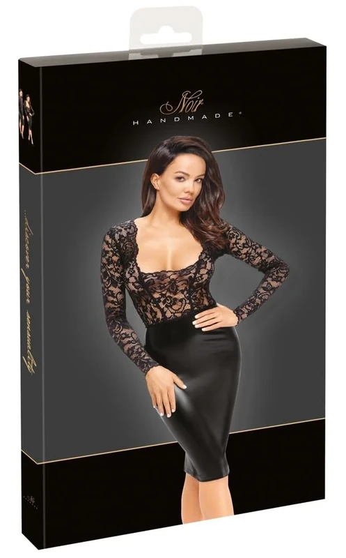 Noir Dress Black XL