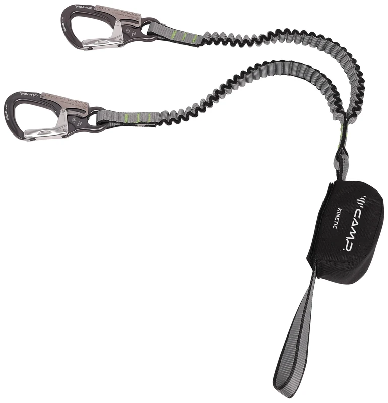 CAMP Kinetic REWIND Ferrata Set, Unisex Adult, Grey/Black, One Size