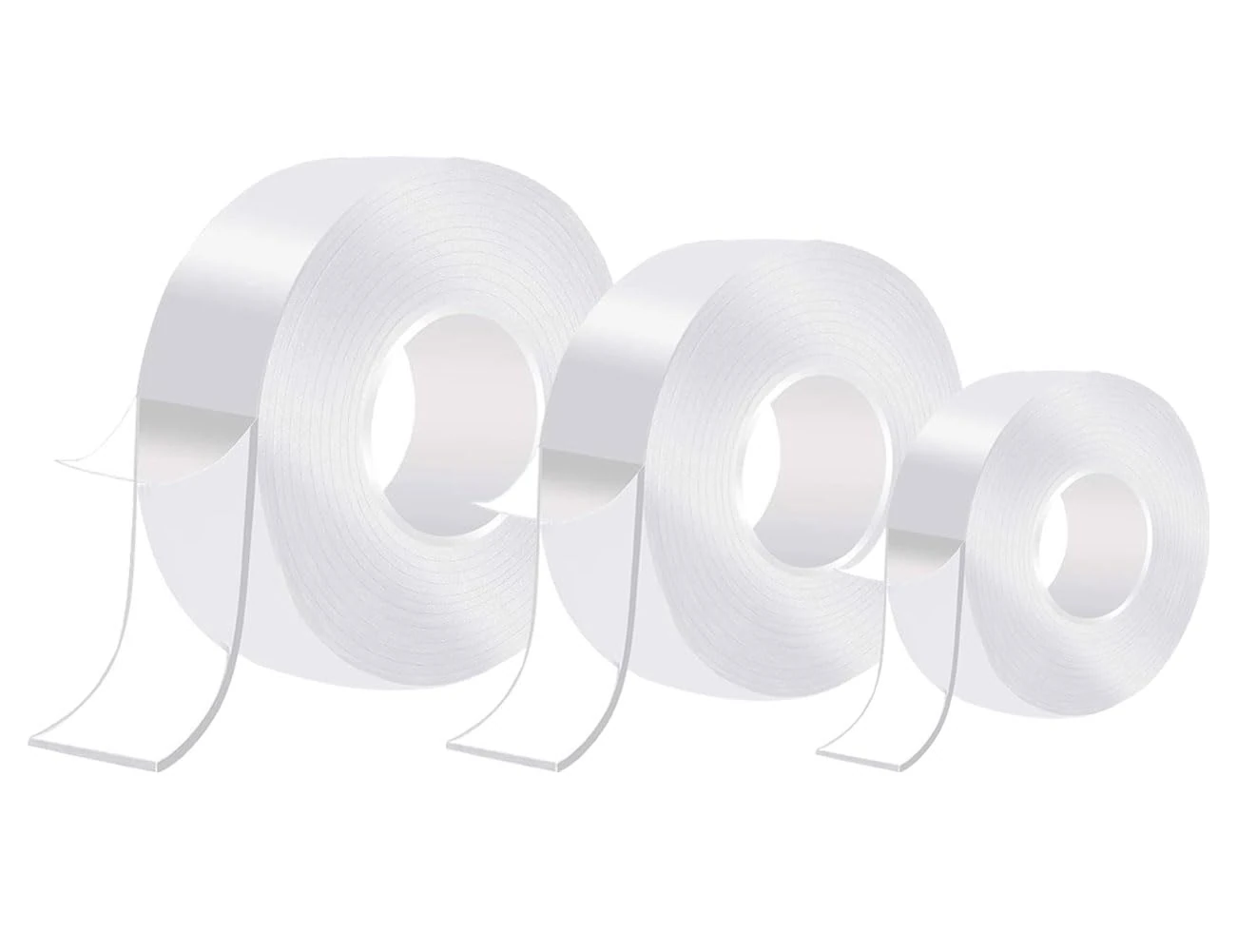 Double Sided Tape, Heavy Duty Nano Tape, Mounting Tape, Carpet Tape, Wall Tape No Damage, Photo Frame Stickers (Thickness: 1mm, Length: 5m)