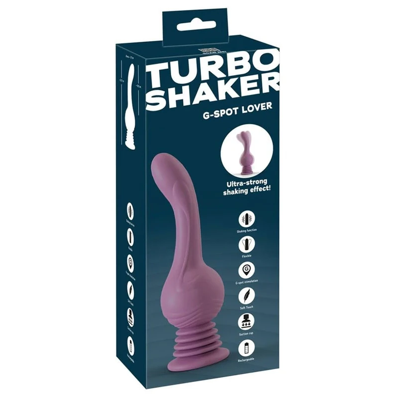 You2Toys Turbo Shaker G-Spot Lover Vibrator Purple 23.7 cm