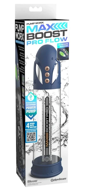 Pump Worx Max Boost Pro Flow - Blue Blue 30.6x8.1x20 cm