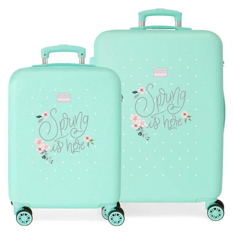 ROLL ROAD Spring is Here Children's Suitcase, Mint, Set maletas, Suitcase Set