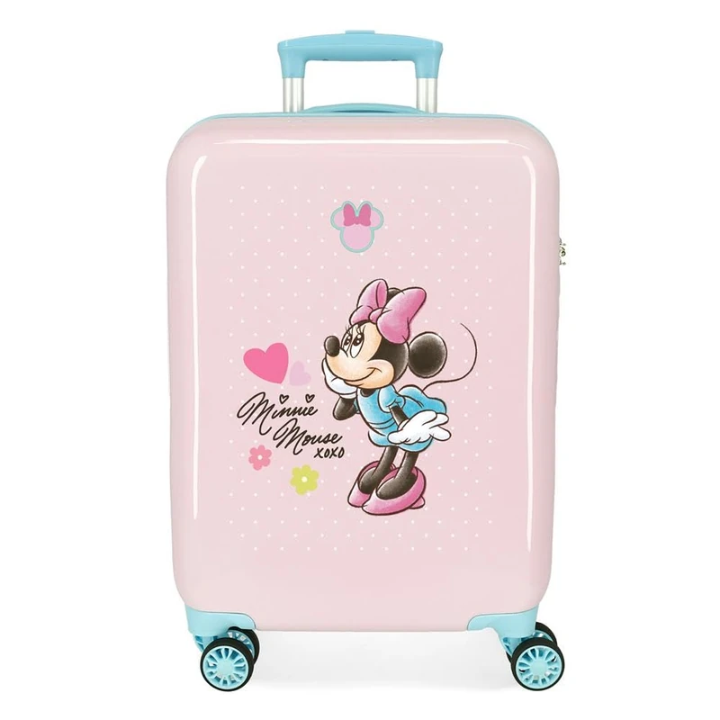 Disney Joumma Minnie Imagine Cabin Suitcase Pink 38 x 55 x 20 cm Hard ABS Combination Lock Side 34L 2 kg 4 Wheels Hand Luggage, pink, Cabin Suitcase
