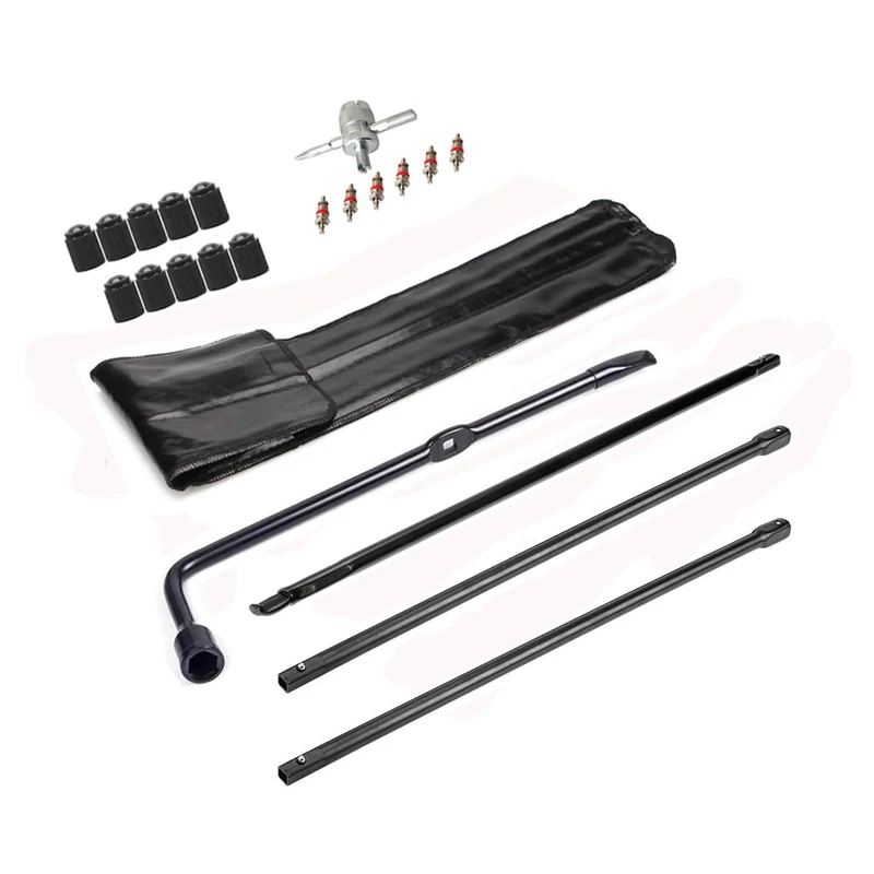 Dr.Roc Replacement for Spare Tire Tool Kit with Spare Tire Jack Handle Wheel Lug Wrench 2008 to 2016 Ford F-250 Super Duty F-350 Super Duty F-450 Super Duty F-550 Super Duty